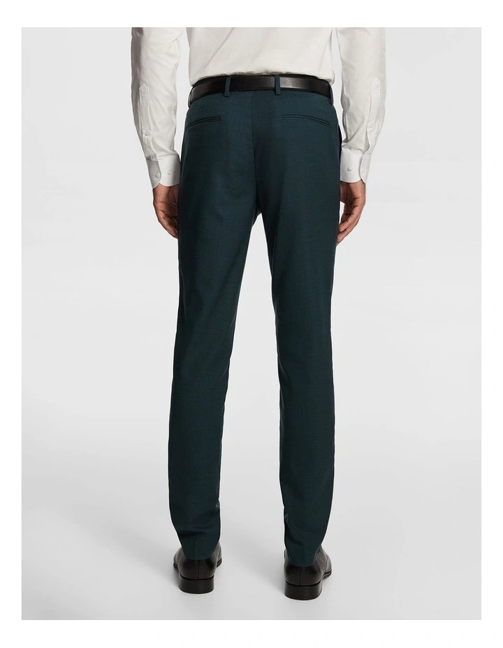 Lukey Skinny Dress Pant in Teal image 2
