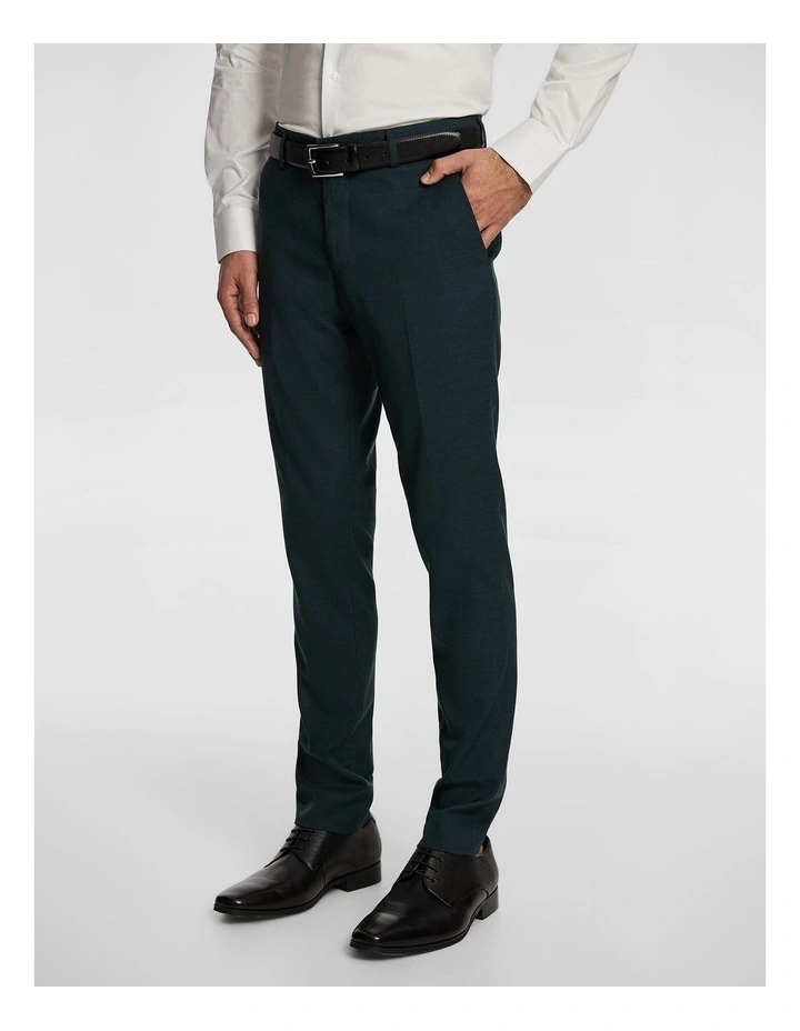 Lukey Skinny Dress Pant in Teal image 3