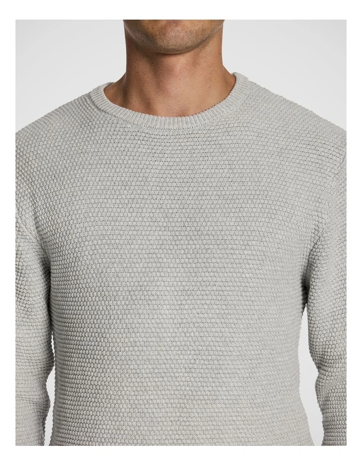 Jayce Crew Neck Knit in Grey image 3