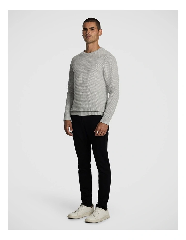 Jayce Crew Neck Knit in Grey image 4