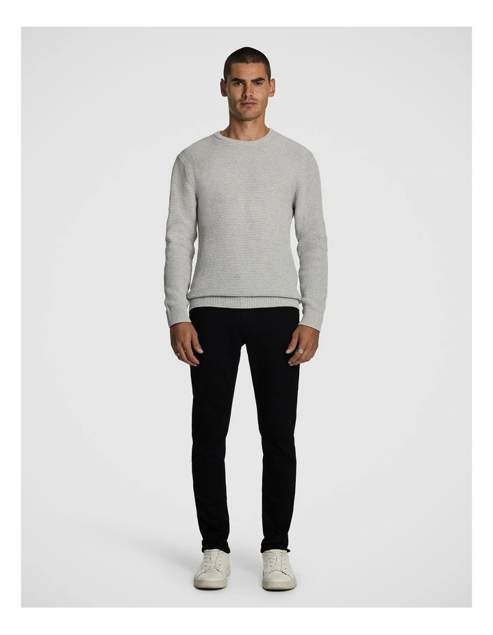 Jayce Crew Neck Knit in Grey image 5