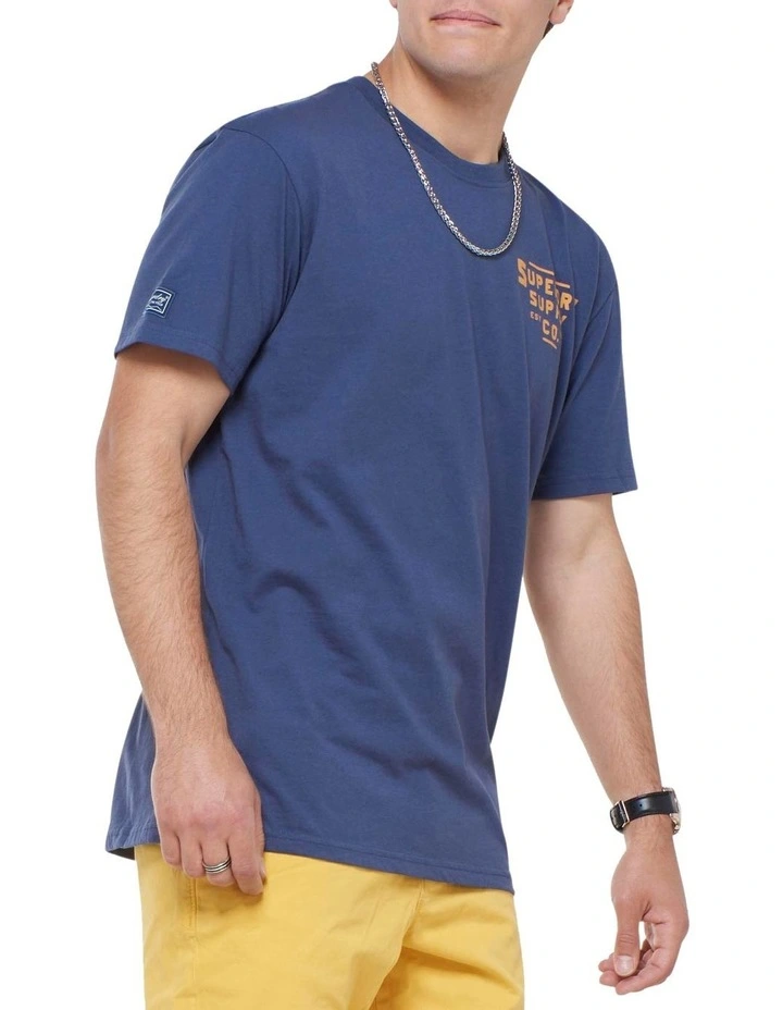 Heritage Mountain Relax Tee Navy image 3