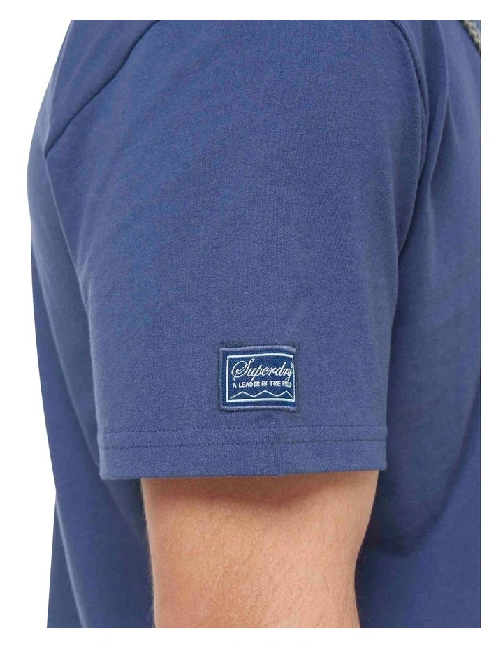 Heritage Mountain Relax Tee Navy image 7