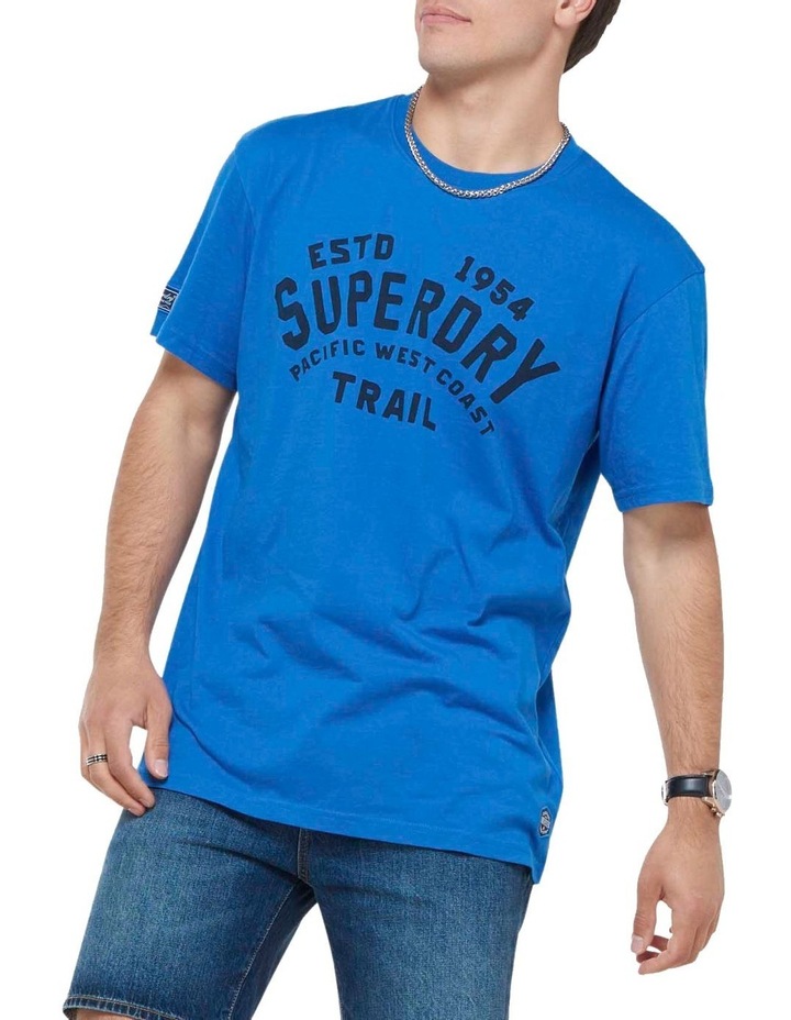 Heritage Mountain Relax Tee Classic Blue