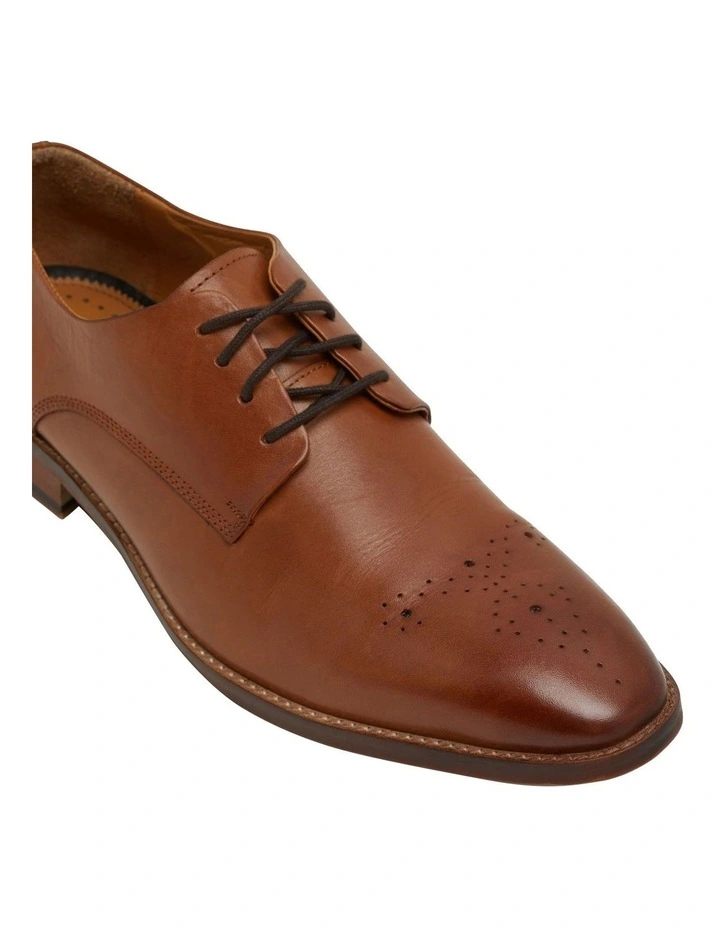 Olivier Leather Derby Shoe in Tan image 4