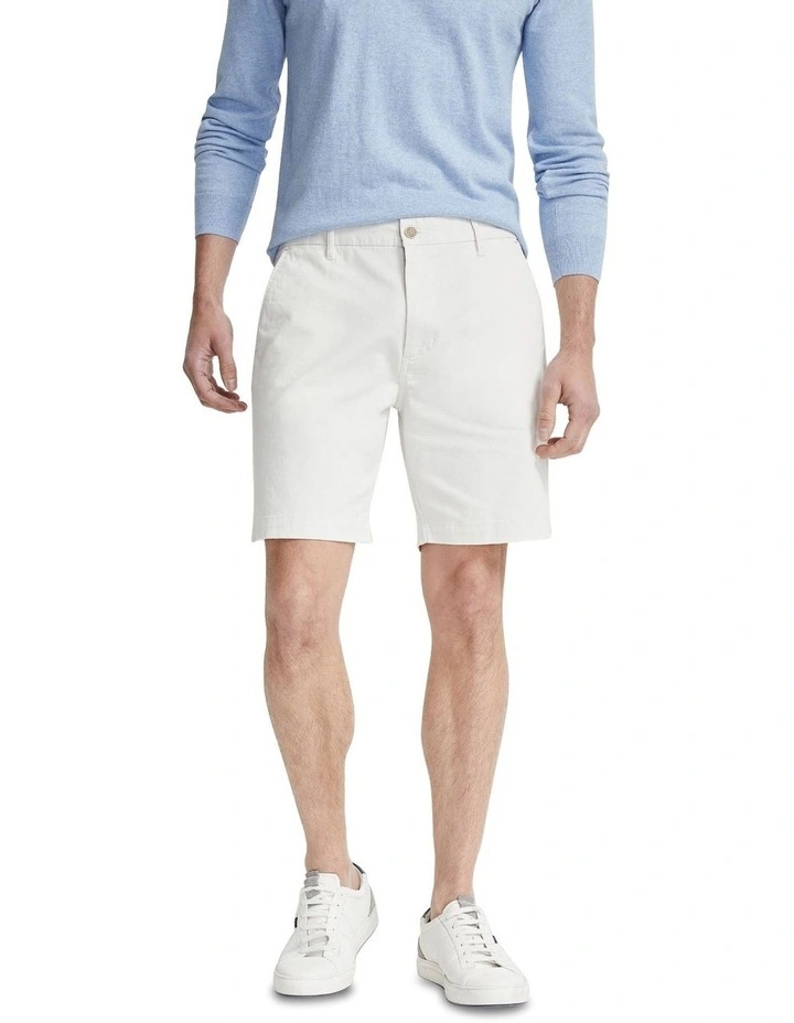 Henry Organic Cotton Chino Shorts in Stone image 1