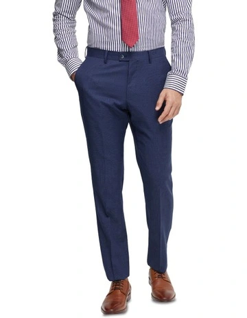 Hopkins Wool Suit Trousers in Blue