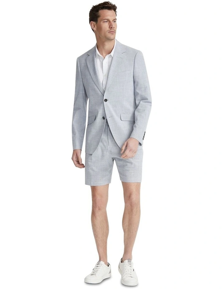 Blake Eco Seersucker Blazer in Blue image 1