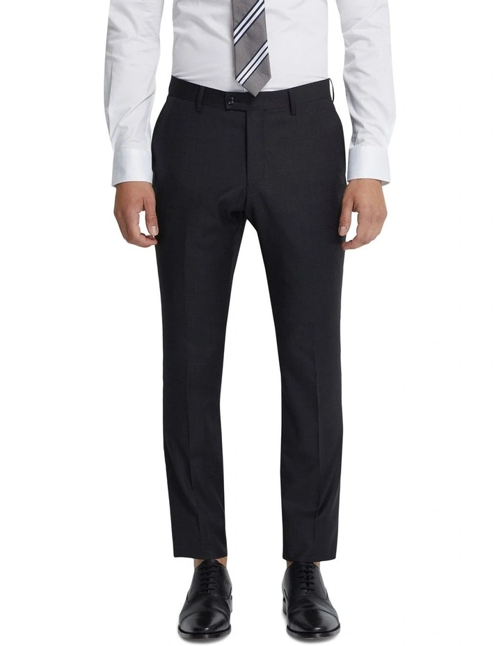 Hopkins Wool Suit Trousers in Charcoal image 1