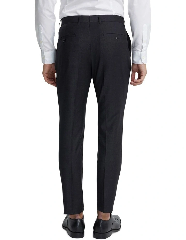 Hopkins Wool Suit Trousers in Charcoal image 3