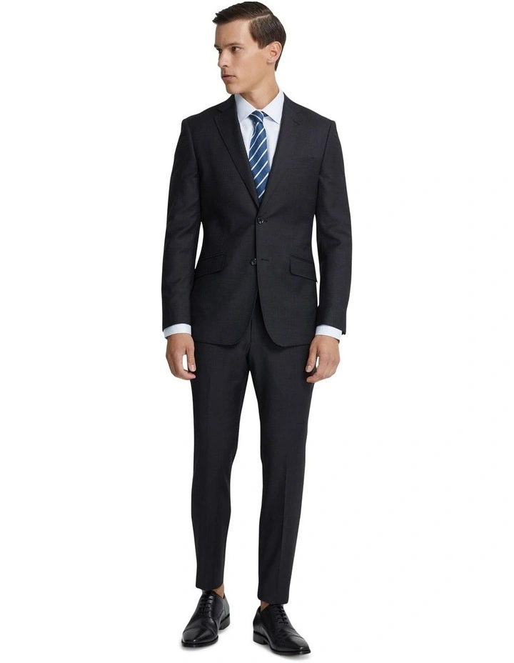 Hopkins Wool Suit Trousers in Charcoal image 5
