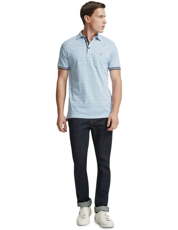 Owens Performance Jersey Polo (Windsor Blue)