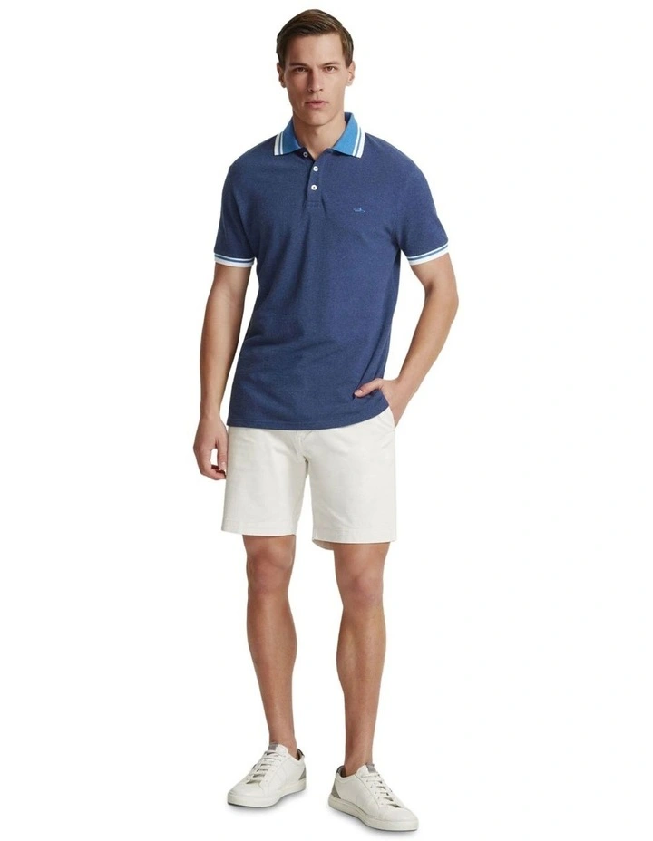 Otto Organic Cotton Polo in Navy image 1