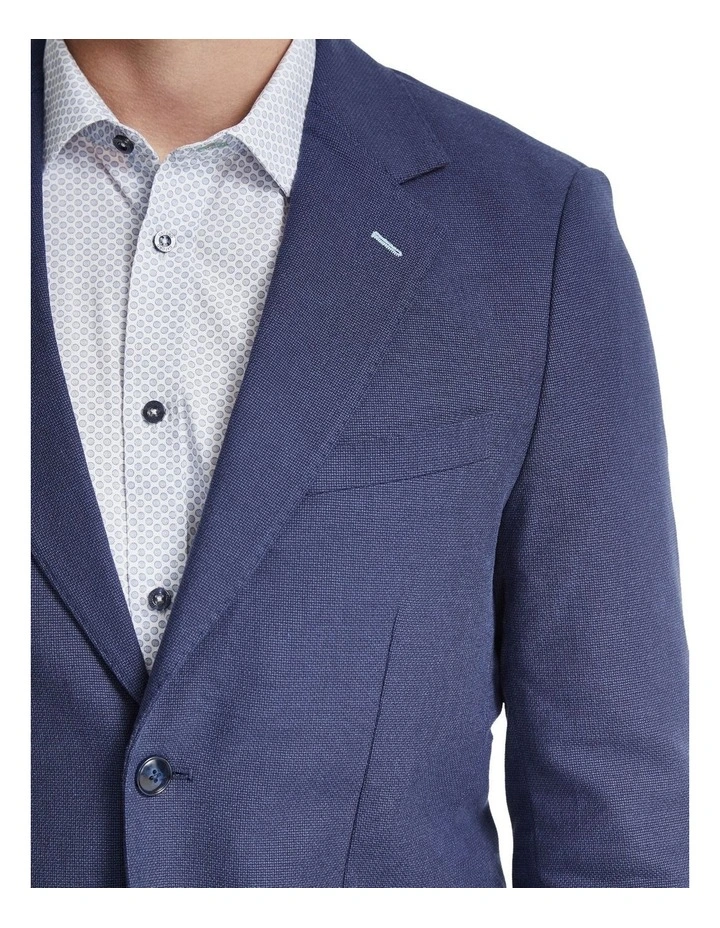 Blake Cotton Stretch Blazer in Navy image 6