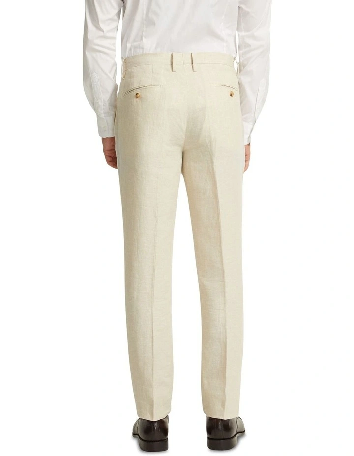 Byron Linen Trousers in Stone image 3