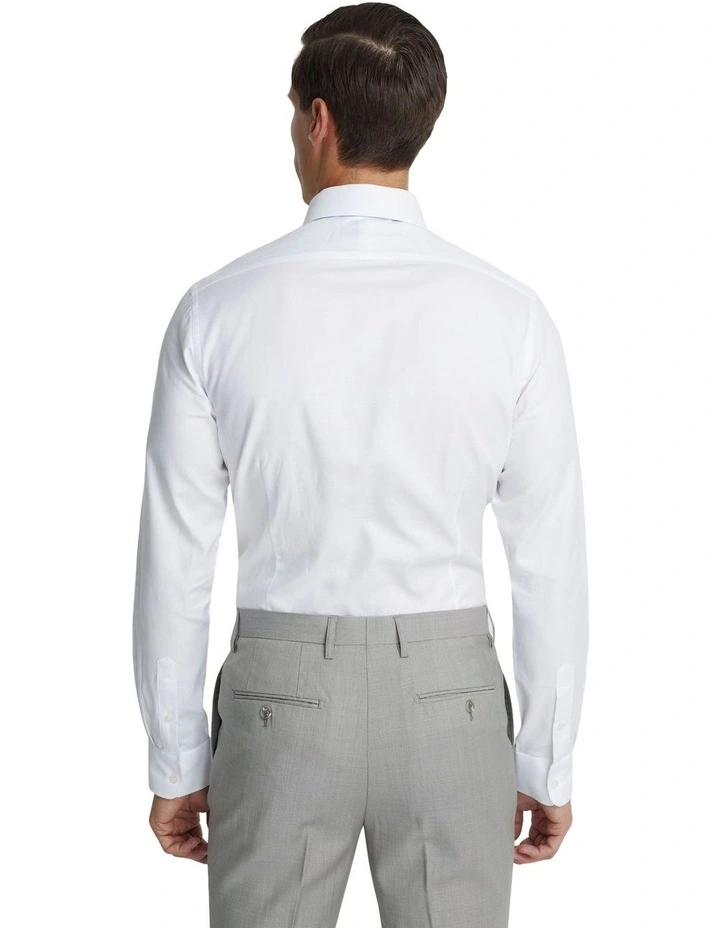 Beckton Twill Shirt in White image 3