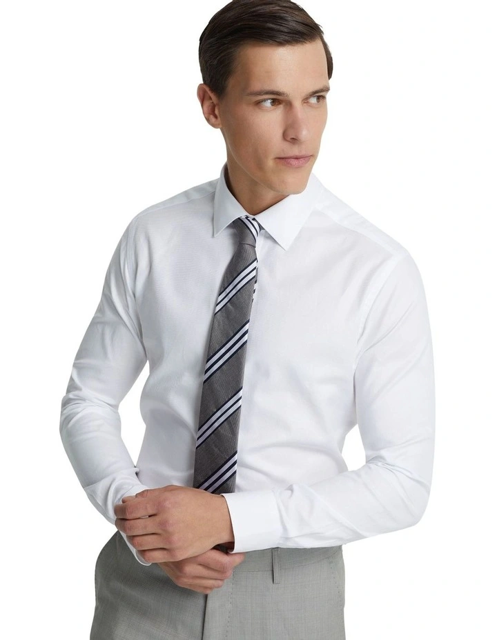 Beckton Twill Shirt in White image 4