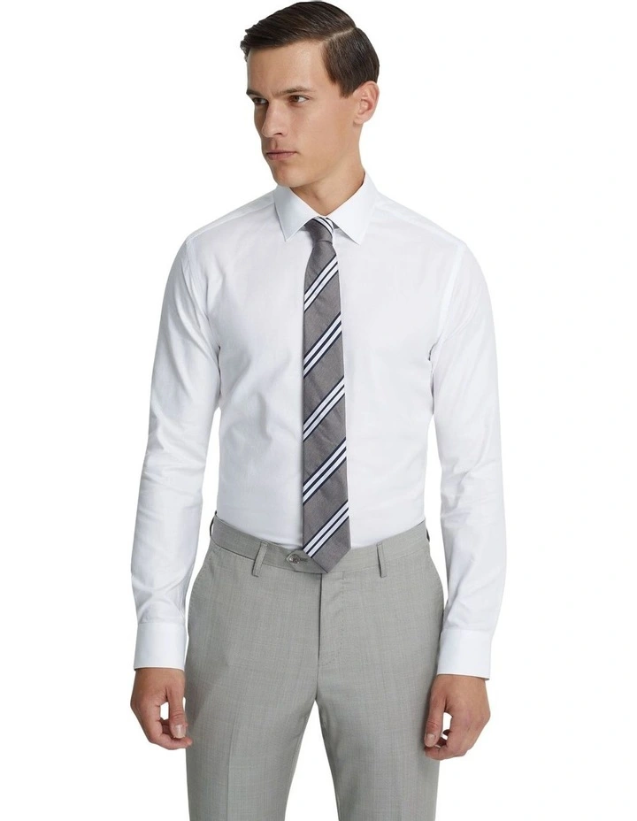 Beckton Twill Shirt in White image 5