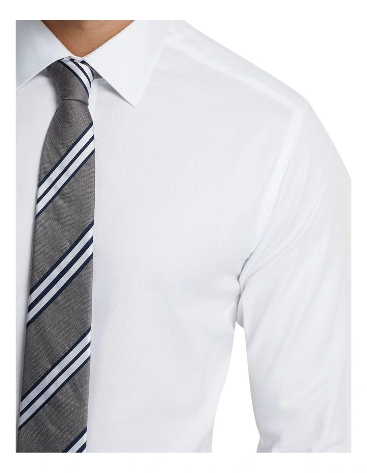 Beckton Twill Shirt in White image 6