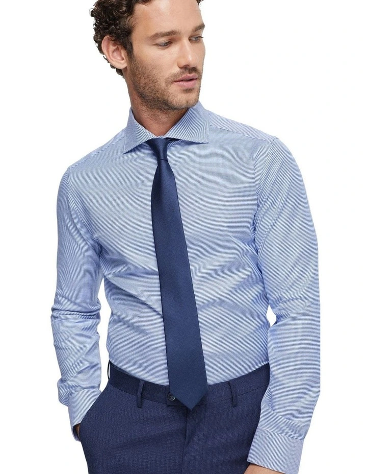 Trafalgar Luxury Shirt in Navy image 4