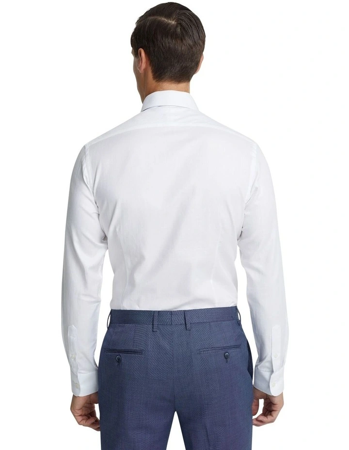 Beckton Dobby Shirt in White image 2