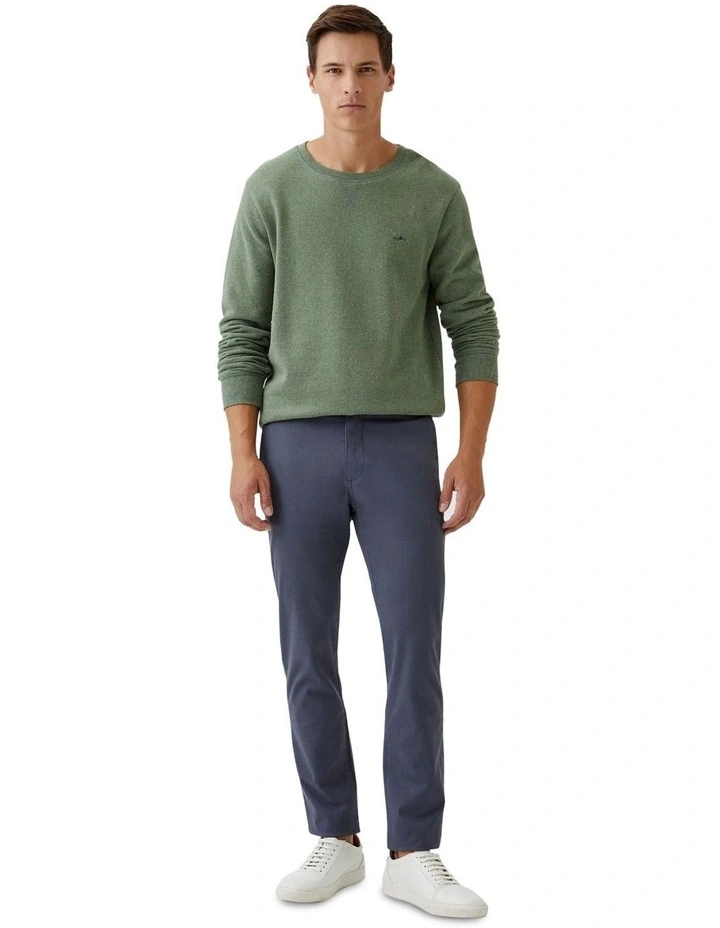 Leo Organic Cotton Sweatshirt in Olive image 7