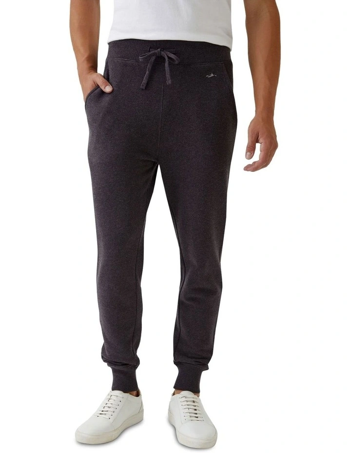 Oxford Benson Organic Cotton Track Pants in Charcoal MYER