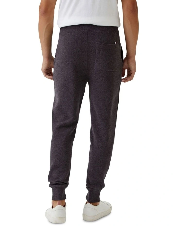 Benson Organic Cotton Track Pants in Charcoal image 3