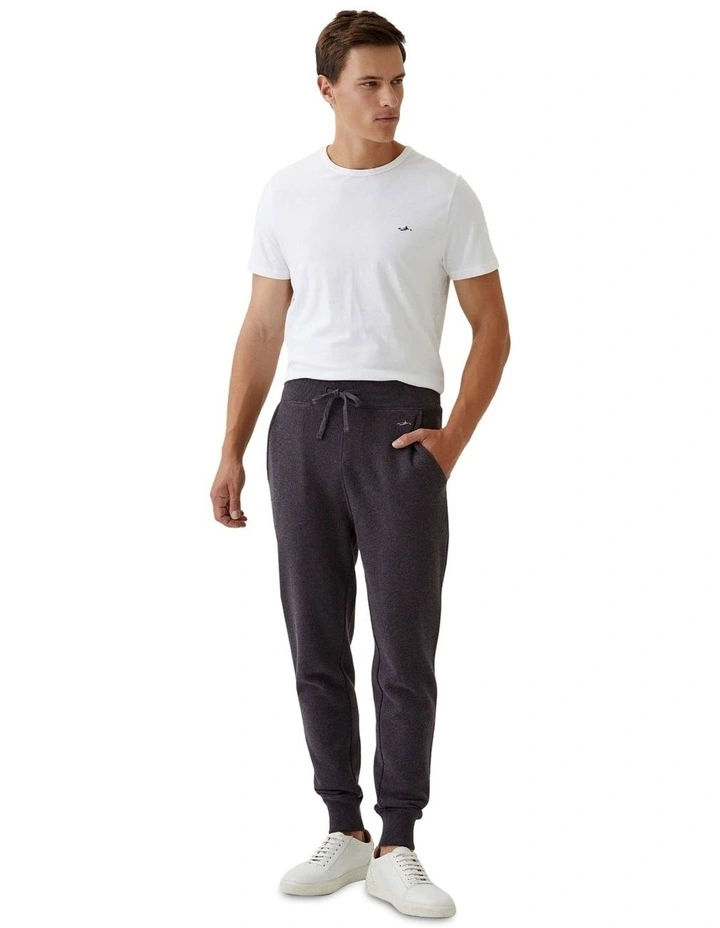 Benson Organic Cotton Track Pants in Charcoal image 5