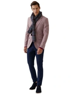 Blake Wool Rich Blazer in Red