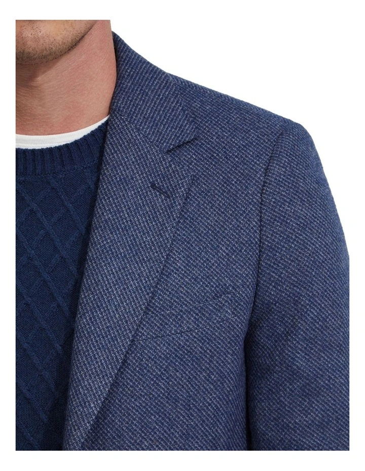 Blake Wool Rich Blazer in Blue image 6