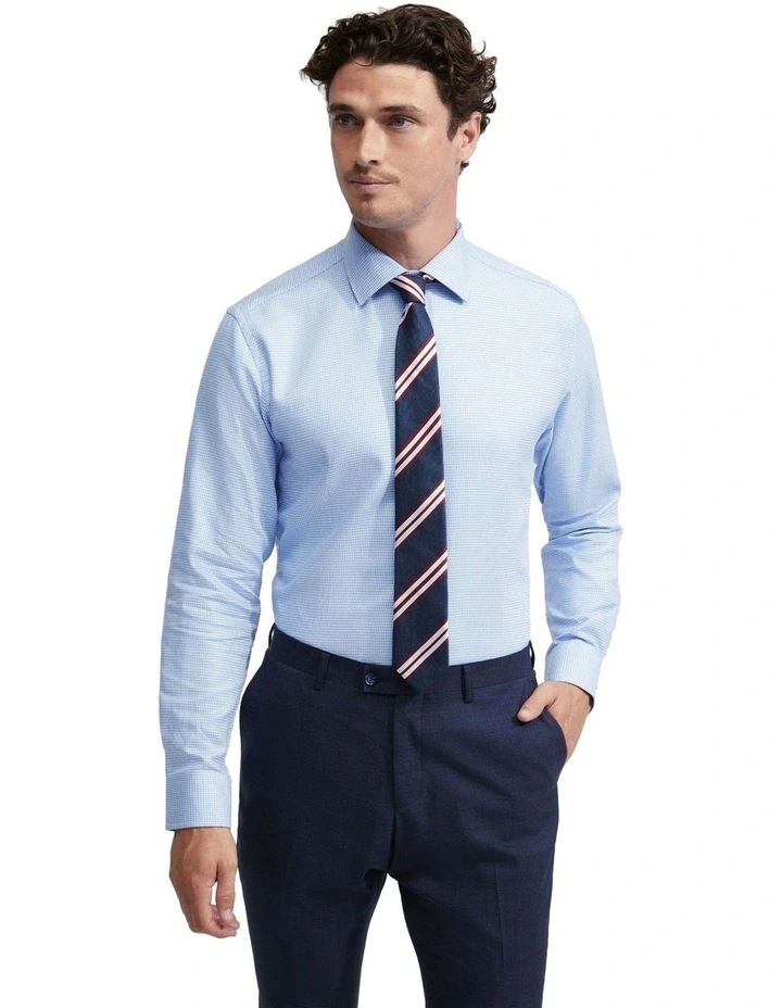 Islington Dobby Shirt in Sky image 1