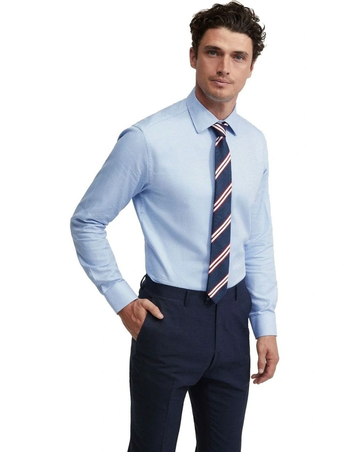 Islington Dobby Shirt in Sky image 2