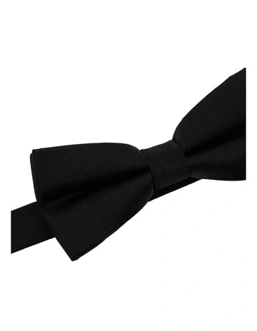 Classic Occasion Silk Bow Tie in Black