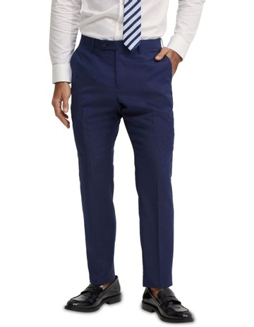 Hopkins Wool Suit Trousers in Navy