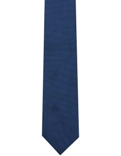 Solid Colour 7cm Tie in Navy