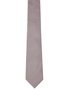 Prospect Diamond 7cm Tie in Orange