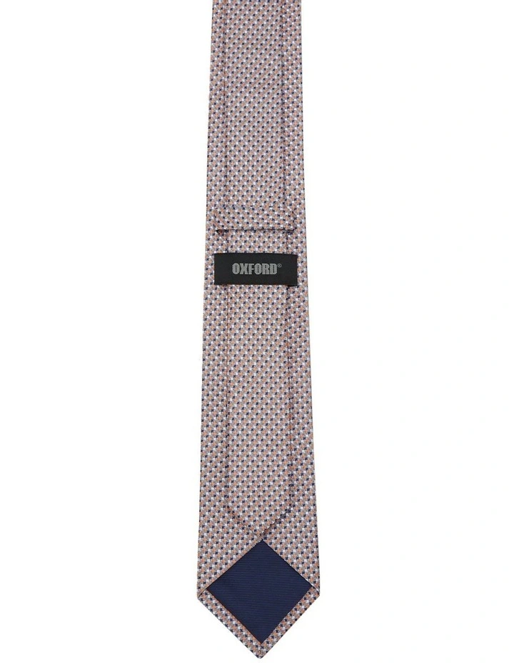Prospect Diamond 7cm Tie in Orange image 3