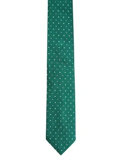 Arcadia Spot Tie 7cm in Green