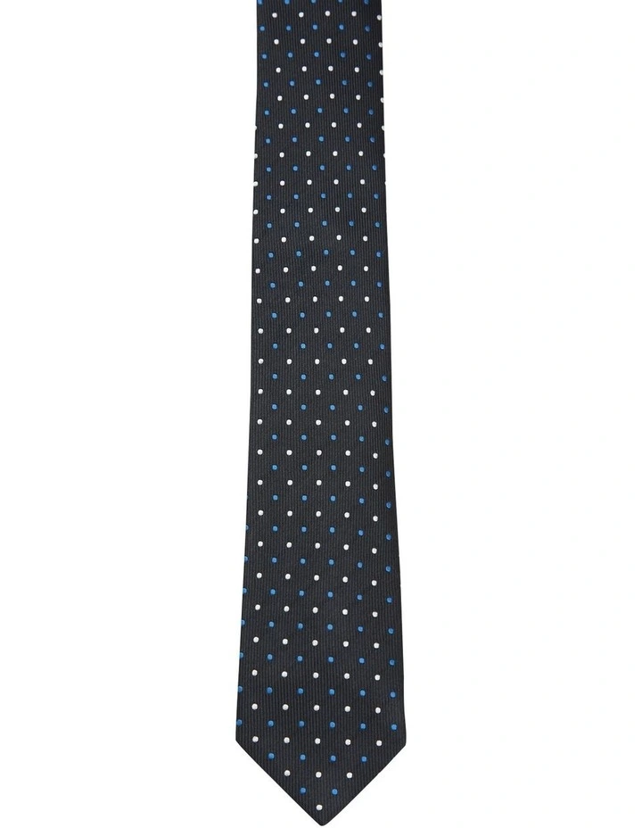 Arcadia Spot Tie 7cm in Black image 1
