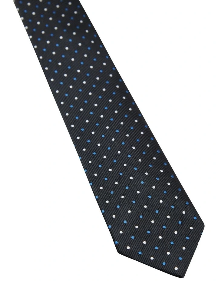 Arcadia Spot Tie 7cm in Black image 2