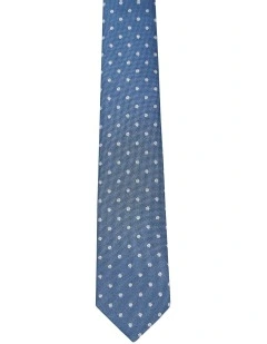 Sefton Floral Tie 7cm in Blue