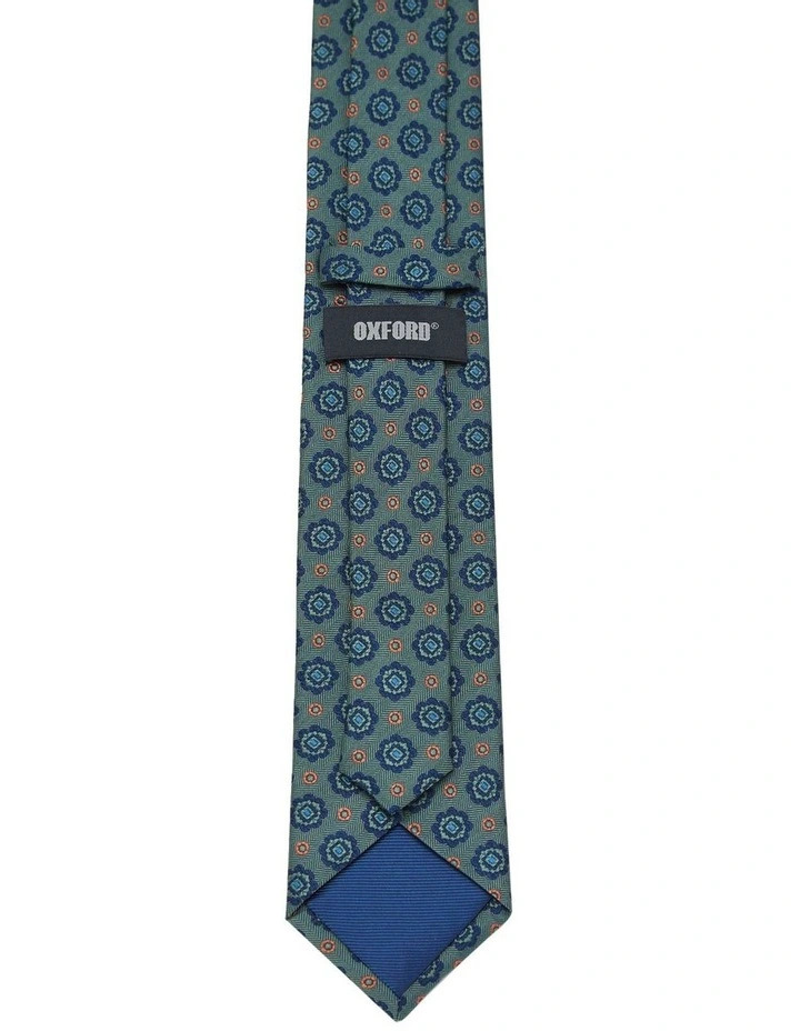 Bramner 7Cm Tie in Khaki/Navy image 3