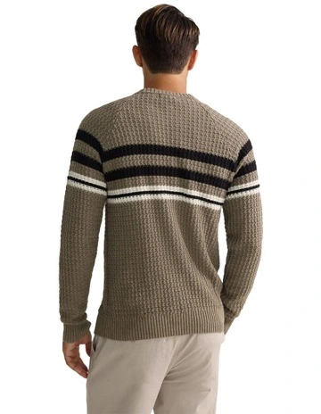 Benji Stripe Cotton Knit in Multi