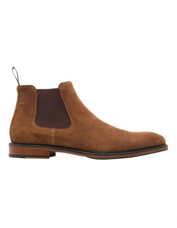 Alexander Suede Chelsea Boot in Tobacco
