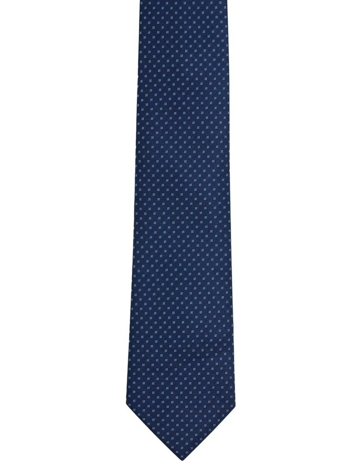 Bronson Polka Tie 7cm in Blue image 1