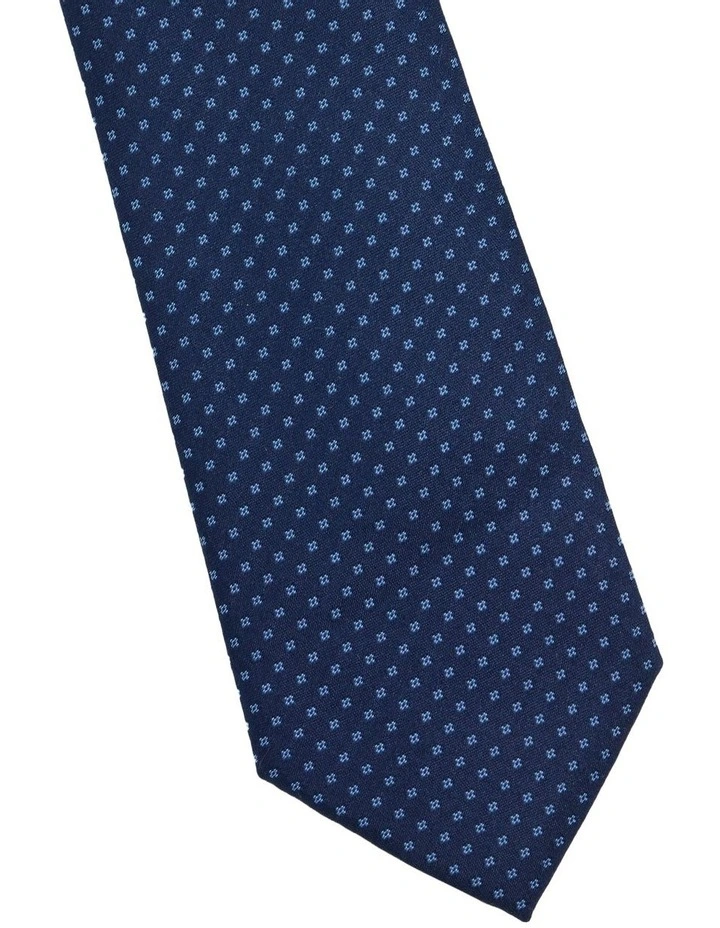 Bronson Polka Tie 7cm in Blue image 3
