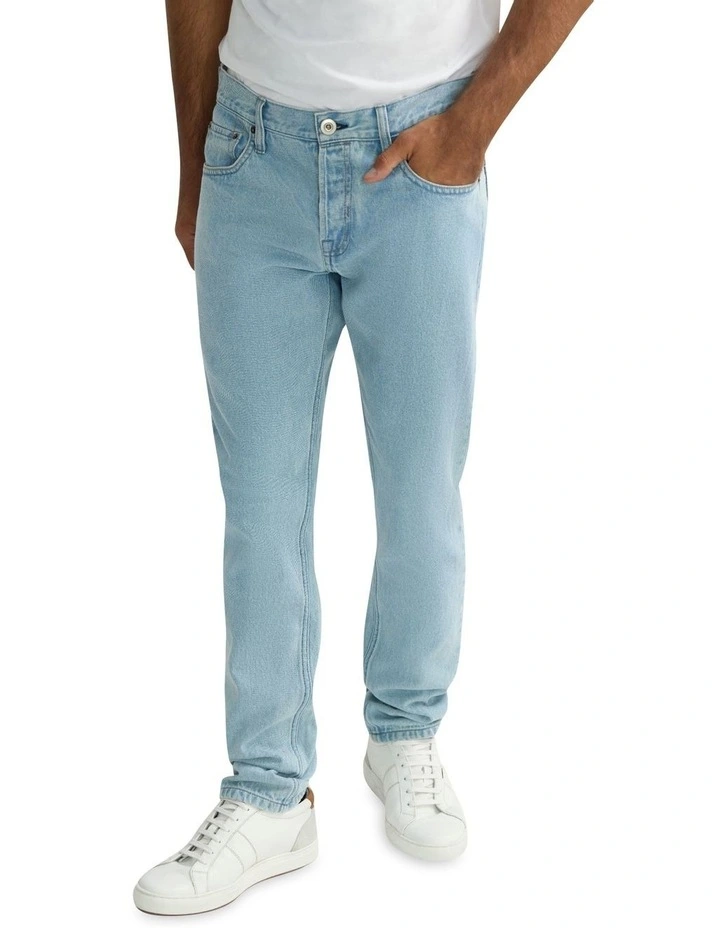 Roscoe Light Wash Denim Jeans in Light Blue image 4