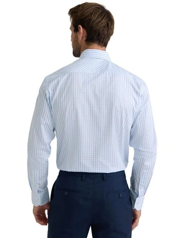 Regent Luxury Checked Shirt in Sky