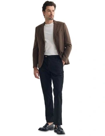 Blake Wool Blend Blazer in Tan